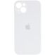 Чохол Silicone Case Full Camera Protective (AA) для Apple iPhone 15 (6.1"), Білий / White