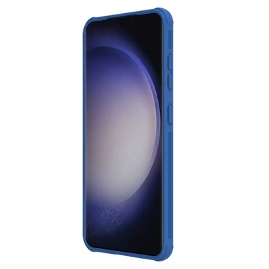 Карбоновая накладка Nillkin CamShield Pro для Samsung Galaxy S24+ Blue