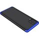 Пластиковая накладка GKK LikGus 360 градусов (opp) для Samsung Galaxy M62 Черный / Синий