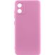 Чохол Silicone Cover Lakshmi Full Camera (A) для Motorola Moto E13, Рожевий / Pink