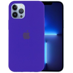 Чехол Silicone Case Full Protective (AA) для Apple iPhone 13 Pro (6.1") Фиолетовый / Ultra Violet