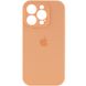Чехол Silicone Case Full Camera Protective (AA) для Apple iPhone 15 Pro (6.1") Оранжевый / Cantaloupe