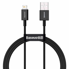 Дата кабель Baseus Superior Series Fast Charging Lightning Cable 2.4A (1m) (CALYS-A), Чорний