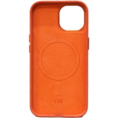 Чехол Denim with MagSafe для Apple iPhone 15 (6.1") Orange