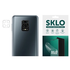 Захисна гідрогелева плівка SKLO (на камеру) 4шт. для Xiaomi Mi 10T Pro, Прозорий