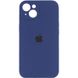 Чехол Silicone Case Full Camera Protective (AA) для Apple iPhone 15 (6.1") Синий / Deep navy