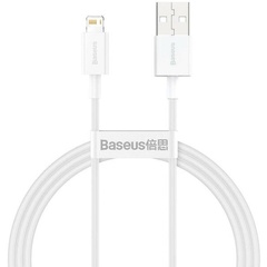 Дата кабель Baseus Superior Series Fast Charging Lightning Cable 2.4A (1m) (CALYS-A), Белый