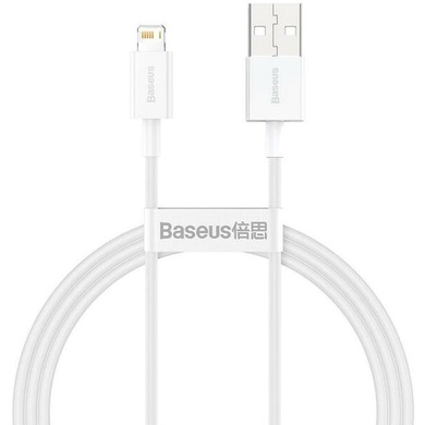 Дата кабель Baseus Superior Series Fast Charging Lightning Cable 2.4A (1m) (CALYS-A) Белый