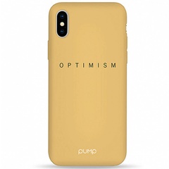 Чохол Pump Silicone Minimalistic для Apple iPhone X / XS (5.8 "), Optimism