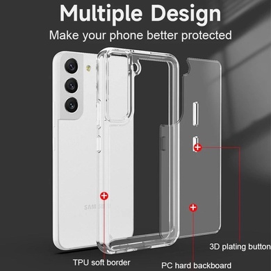 Чохол TPU+PC Clear 2.0 mm metal buttons для Samsung Galaxy M54 5G, Прозорий