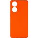 Силиконовый чехол Candy Full Camera для Oppo Reno 8 T 4G Оранжевый / Orange