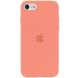 Чехол Silicone Case Full Protective (AA) для Apple iPhone SE (2020) Розовый / Flamingo