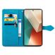 Кожаный чехол (книжка) Art Case с визитницей для Xiaomi Redmi Note 13 Pro 4G Синий