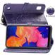 Кожаный чехол (книжка) Art Case с визитницей для Samsung Galaxy A10 (A105F) Фиолетовый