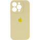 Чехол Silicone Case Full Camera Protective (AA) для Apple iPhone 15 Pro (6.1") Желтый / Mellow Yellow