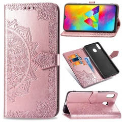Шкіряний чохол (книжка) Art Case з візитницею для Samsung Galaxy A20 / A30, Розовый