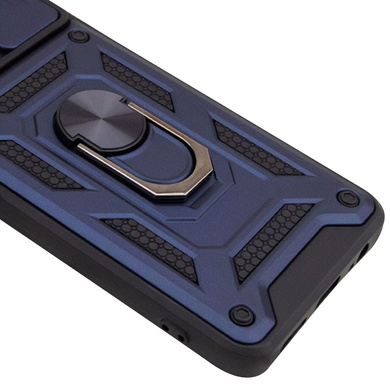 Ударопрочный чехол Camshield Serge Ring для Motorola Moto G60S Синий