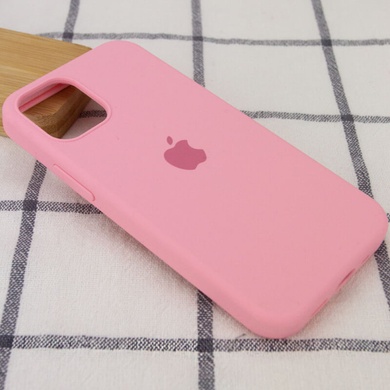 Чехол Silicone Case Full Protective (AA) для Apple iPhone 15 Pro (6.1") Розовый / Light pink