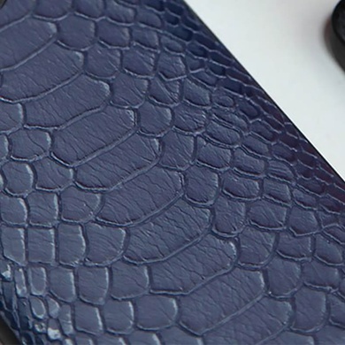 Кожаная накладка Fibra Python для Samsung Galaxy S24 Ultra Blue