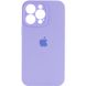 Чехол Silicone Case Full Camera Protective (AA) для Apple iPhone 15 Pro (6.1") Сиреневый / Dasheen