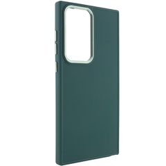 TPU чехол Bonbon Metal Style для Samsung Galaxy S24 Ultra Зеленый / Pine green