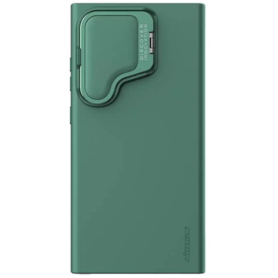 Силиконовая накладка Nillkin Camshield Silky Prop для Samsung Galaxy S24 Ultra Dark Green
