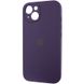 Чохол Silicone Case Full Camera Protective (AA) для Apple iPhone 15 (6.1"), Фиолетовый / Elderberry