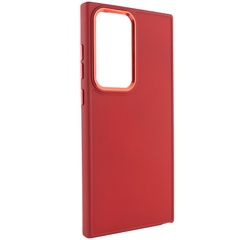 TPU чехол Bonbon Metal Style для Samsung Galaxy S24 Ultra Красный / Red