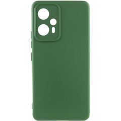 Чохол Silicone Cover Lakshmi Full Camera (A) для Xiaomi Redmi Note 12T Pro, Зелений / Dark Green