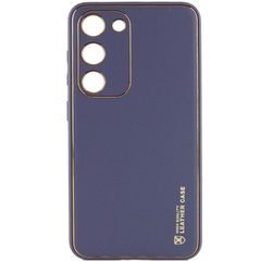 Шкіряний чохол Xshield для Samsung Galaxy S23 FE, Сірий / Lavender Gray
