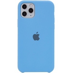 Чохол Silicone Case (AA) для Apple iPhone 11 Pro (5.8"), Голубой / Cornflower