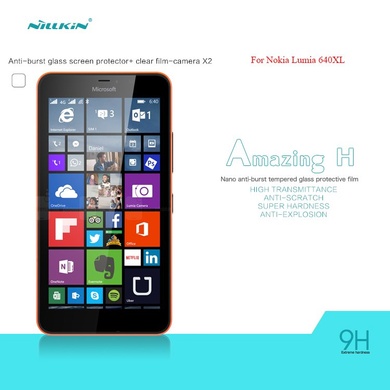 Защитное стекло Nillkin (H) для Microsoft Lumia 640XL, Color Mix