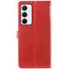 Кожаный чехол книжка GETMAN Gallant (PU) для Samsung Galaxy A55 Красный