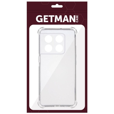 TPU чехол GETMAN Ease logo усиленные углы для OnePlus 10T Бесцветный (прозрачный)