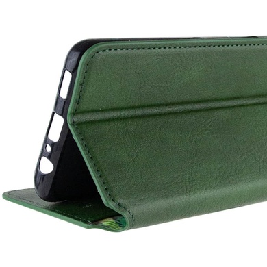 Кожаный чехол книжка GETMAN Cubic (PU) для Realme C51 Зеленый