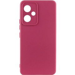 Чохол Silicone Cover Lakshmi Full Camera (A) для Xiaomi Redmi 12, Бордовый / Marsala