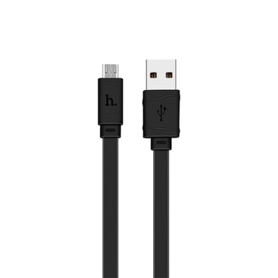 Дата кабель Hoco X5 Bamboo USB to MicroUSB (100см), Чорний