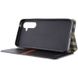 Кожаный чехол книжка GETMAN Cubic (PU) для Samsung Galaxy A35 Черный