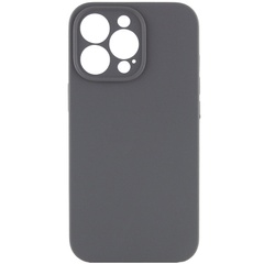 Чохол Silicone Case Full Camera Protective (AA) NO LOGO для Apple iPhone 15 Pro Max (6.7"), Сірий / Dark Gray
