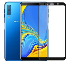 Гнучке ультратонке скло Mocoson Nano Glass для Samsung A750 Galaxy A7 (2018), Черное