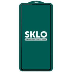 Защитное стекло SKLO 5D (тех.пак) для Xiaomi Redmi 10 / Note 10 5G / Poco M3 Pro Черный