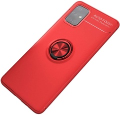 TPU чохол Deen ColorRing під магнітний тримач (opp) для Samsung Galaxy M31s, Красный / Красный