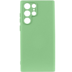Чехол Silicone Cover Lakshmi Full Camera (A) для Samsung Galaxy S24 Ultra Зеленый / Pistachio