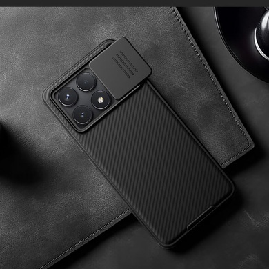 Карбоновая накладка Nillkin CamShield Pro для Xiaomi Redmi K70 / K70 Pro Black