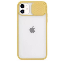 Чохол Camshield mate TPU зі шторкою для камери для Apple iPhone 11 (6.1 "), Желтый