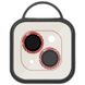 Захисне скло Metal Shine на камеру (в упак.) для Apple iPhone 15 (6.1") / 15 Plus (6.7"), Червоний / Red