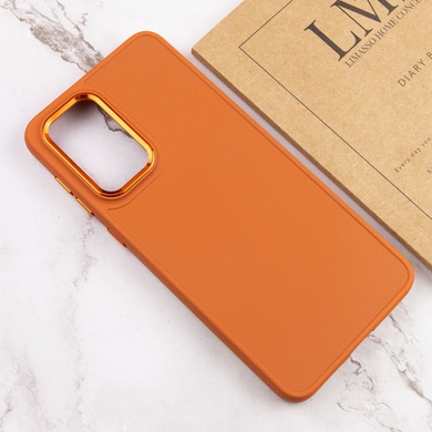 TPU чехол Bonbon Metal Style для Samsung Galaxy A33 5G Оранжевый / Papaya