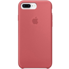 Чехол Silicone Case (AA) для Apple iPhone 7 plus / 8 plus (5.5") Красный / Camellia