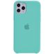 Чехол Silicone Case (AA) для Apple iPhone 11 Pro Max (6.5") Бирюзовый / Ice Blue
