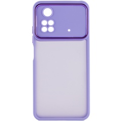 TPU+PC чохол Accent для Xiaomi Poco M4 Pro 4G, White / Purple